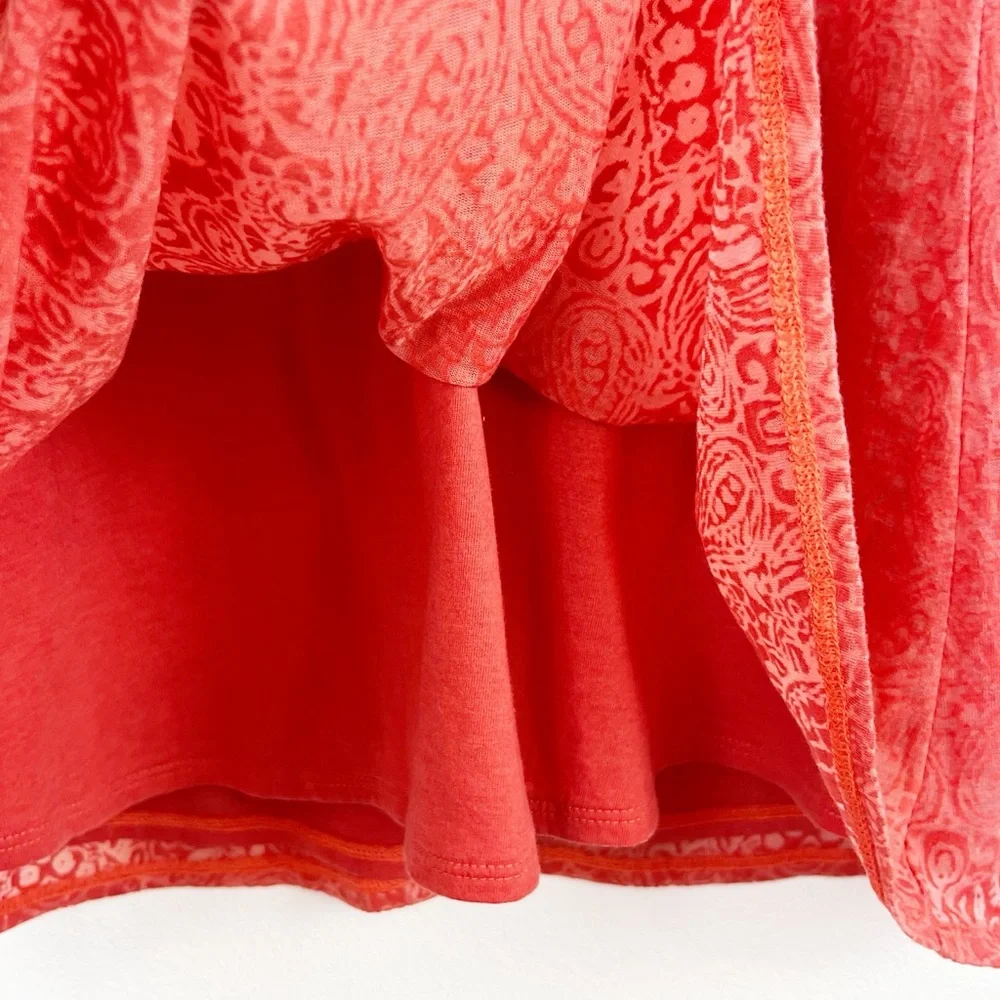 Athleta Dress Womens Cap Sleeve Small Peach Orange Athleisure Small - Picture 5 of 8